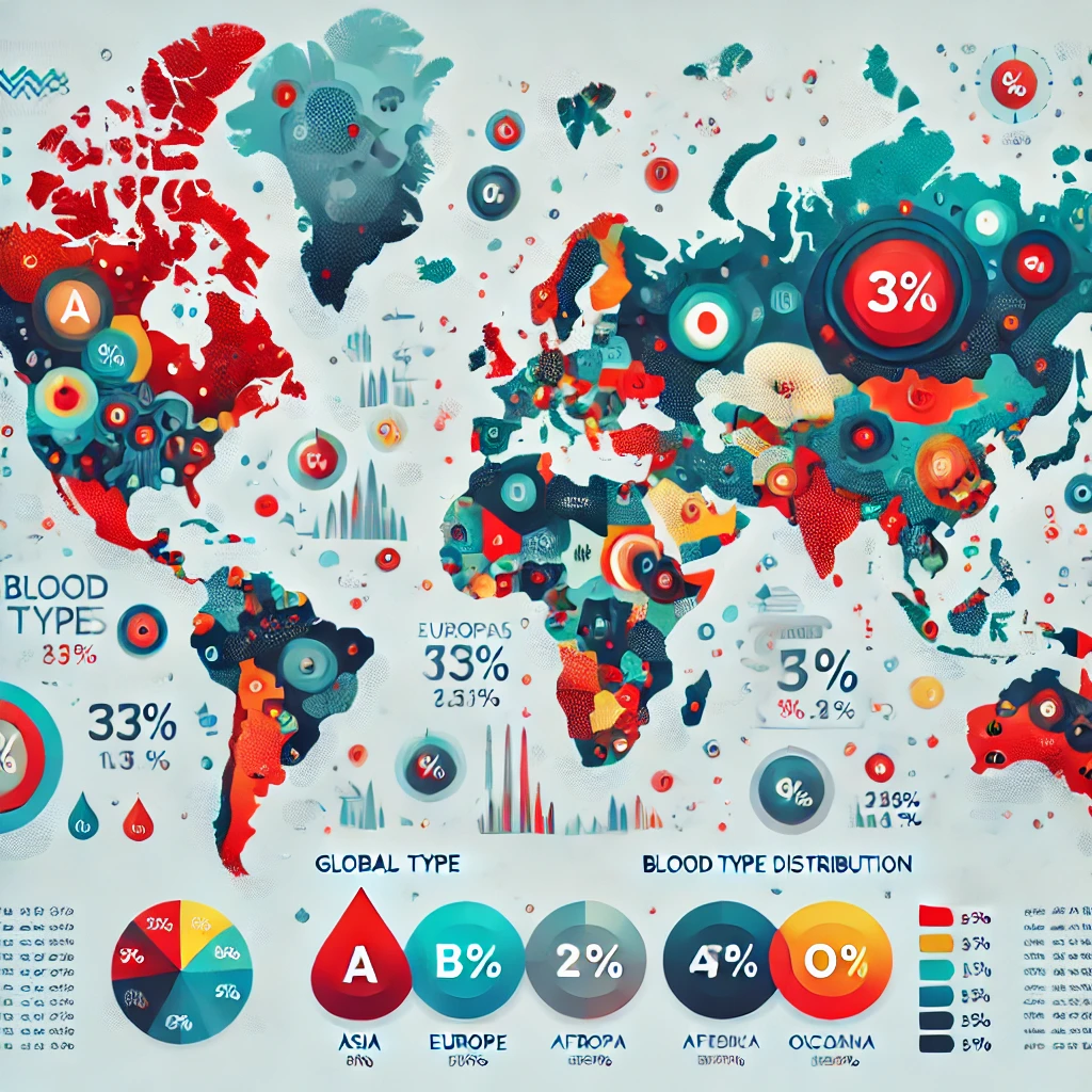 혈액형과 지역적 분포